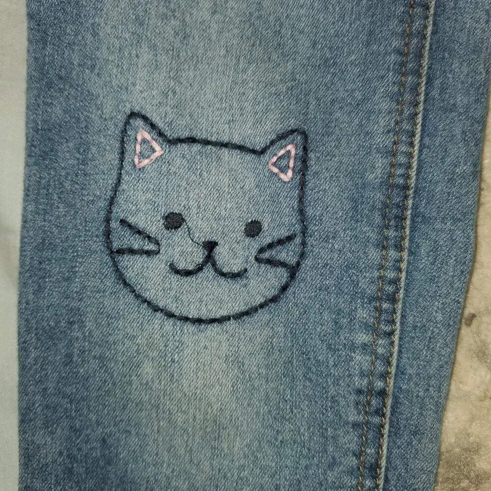 Cat & Jack / Children's Place Blue Shades Jeans || sz 12 EUC